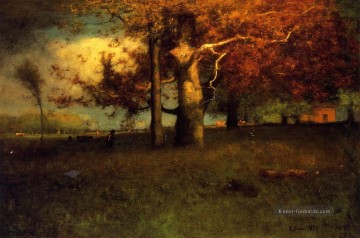 autumn or the grape harvest Ölbilder verkaufen - Early Autumn Montclair Tonalist George Inness